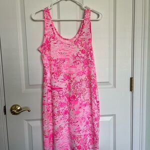 NWT Lilly Pulitzer hot pink tank dress size XS